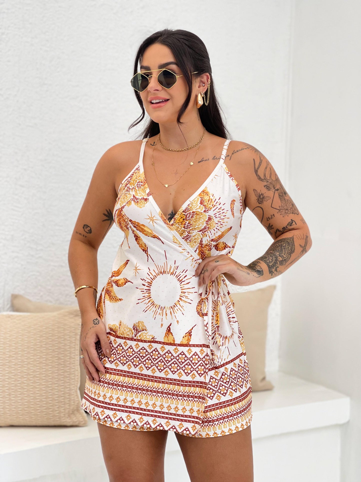 Macaquinho Luna Jardim Dourado