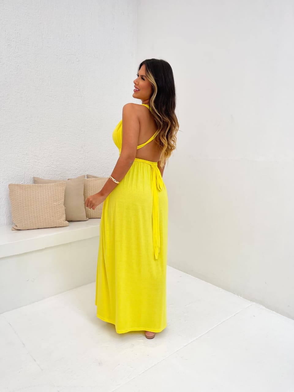 Vestido Longo Elegance Fenda