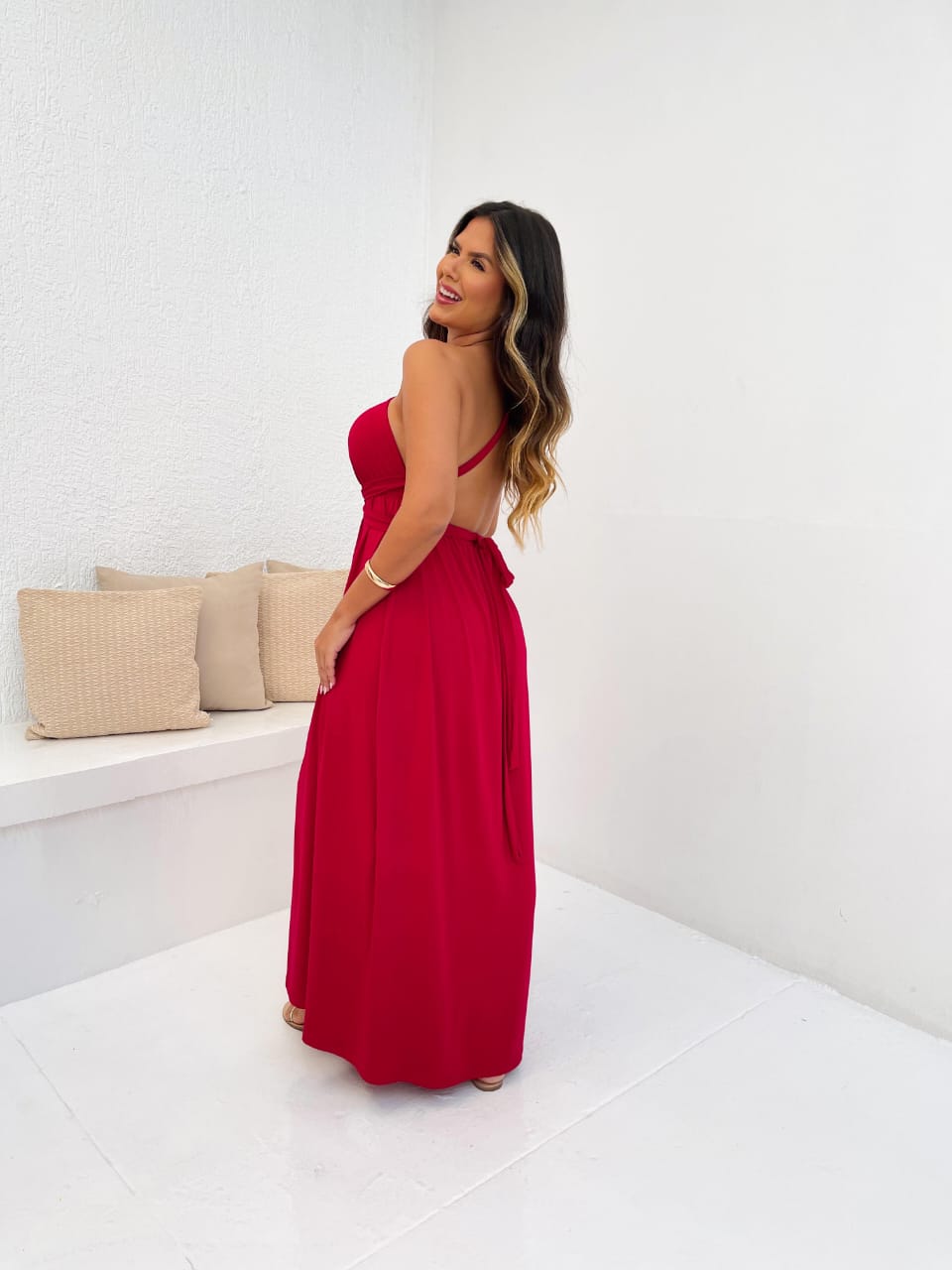 Vestido Longo Elegance Fenda