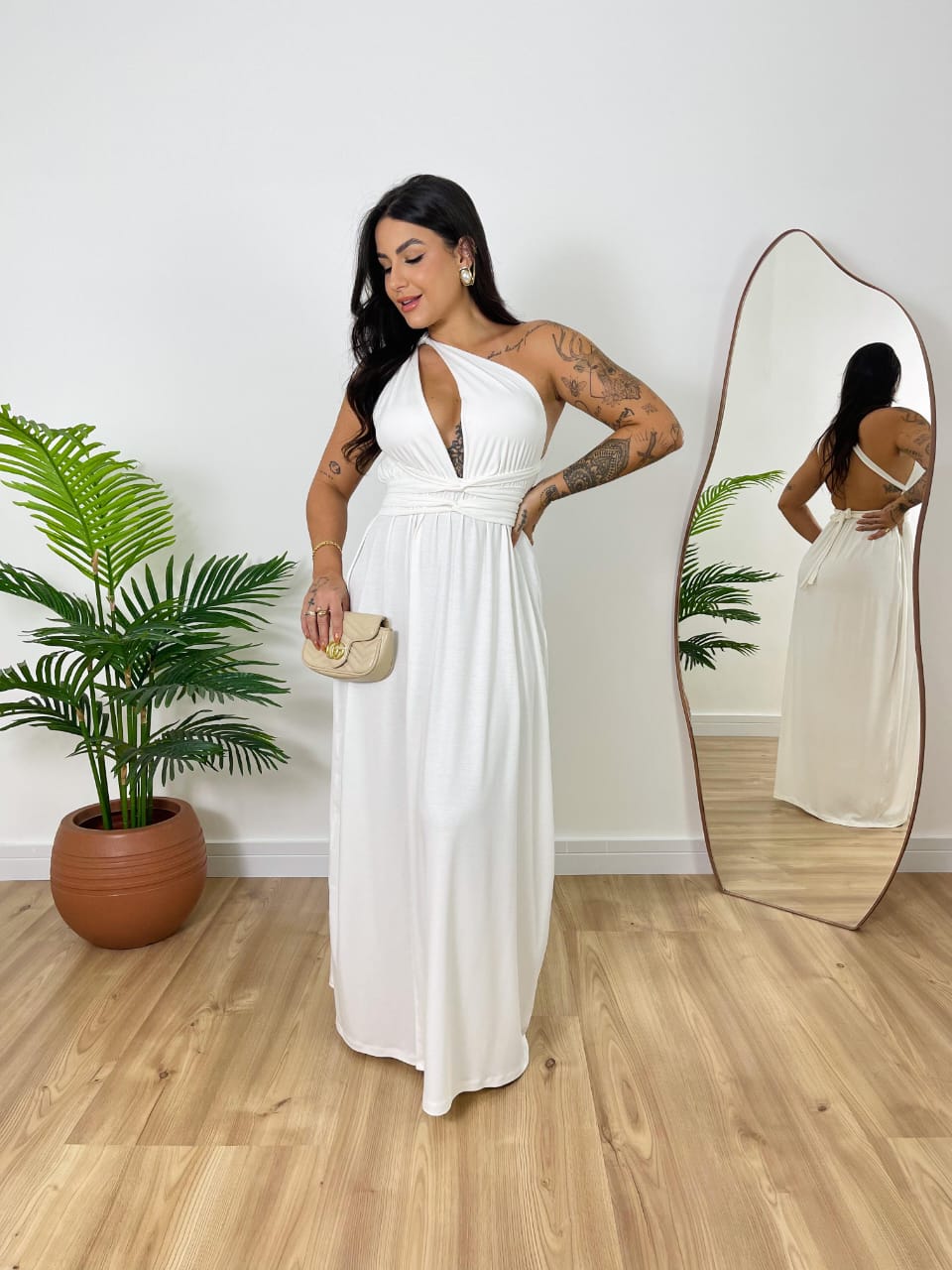 Vestido Longo Elegance Fenda