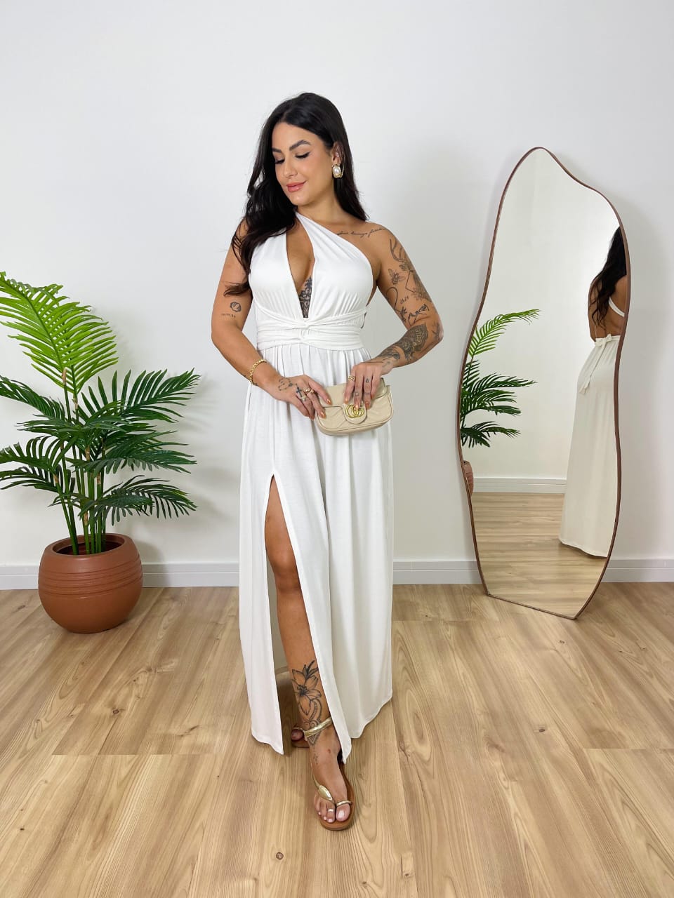 Vestido Longo Elegance Fenda